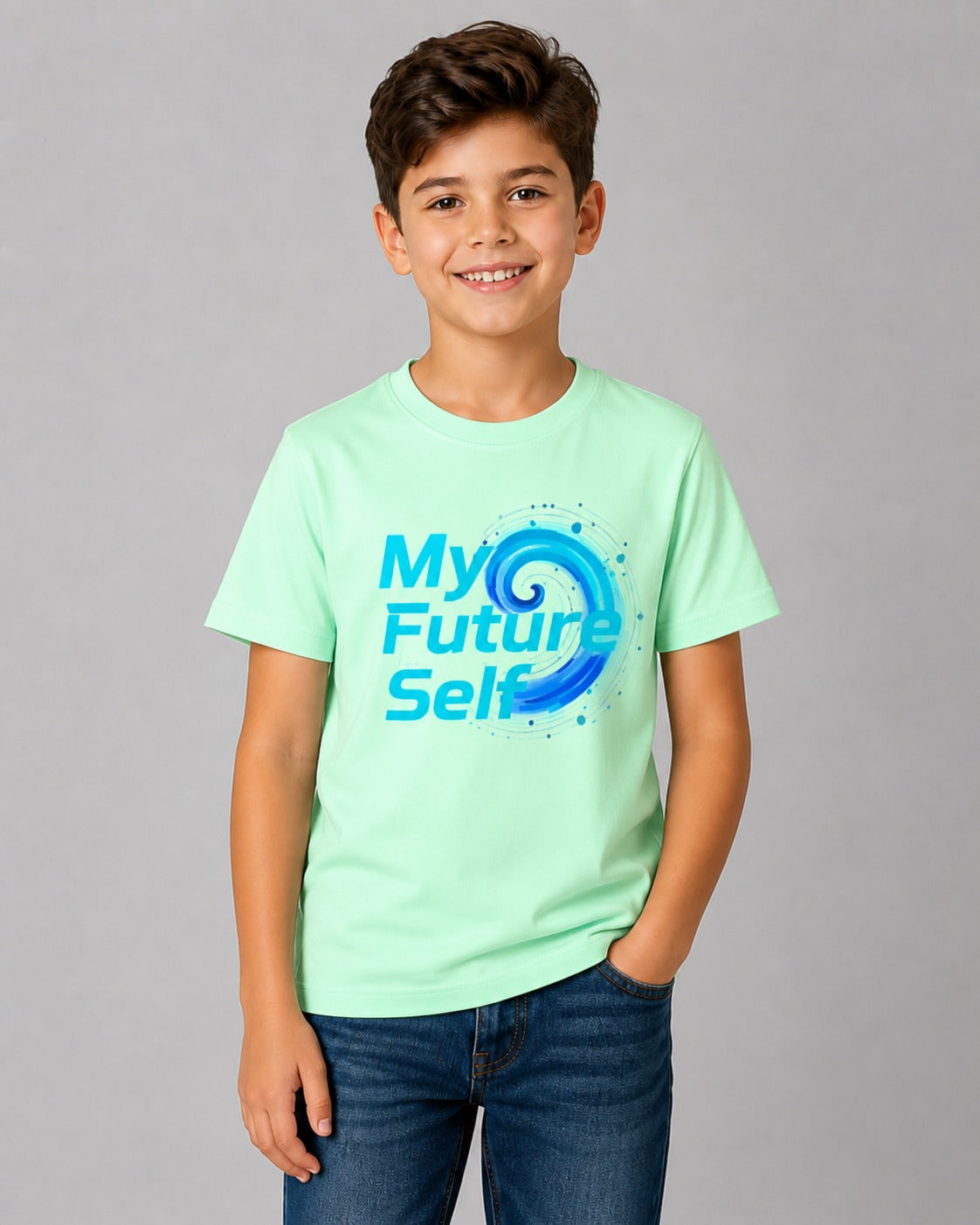 Kids Regular Fit 180 GSM 100% Cotton T-Shirt