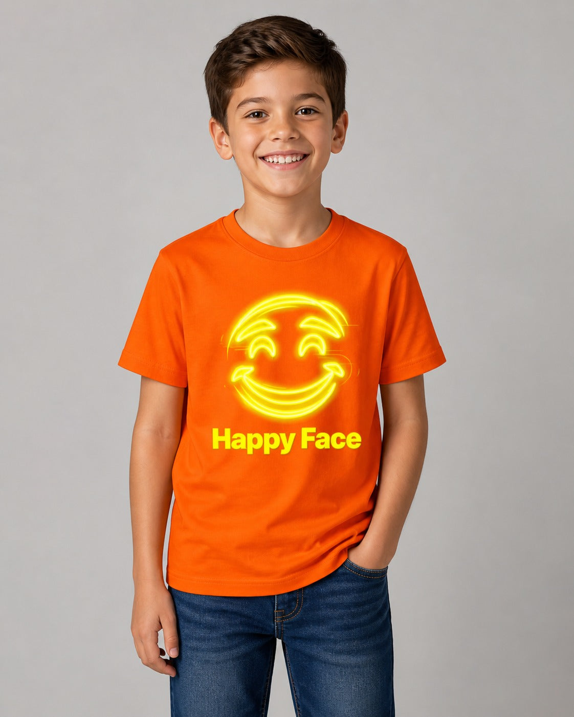 Kids Regular Fit 180 GSM 100% Cotton T-Shirt
