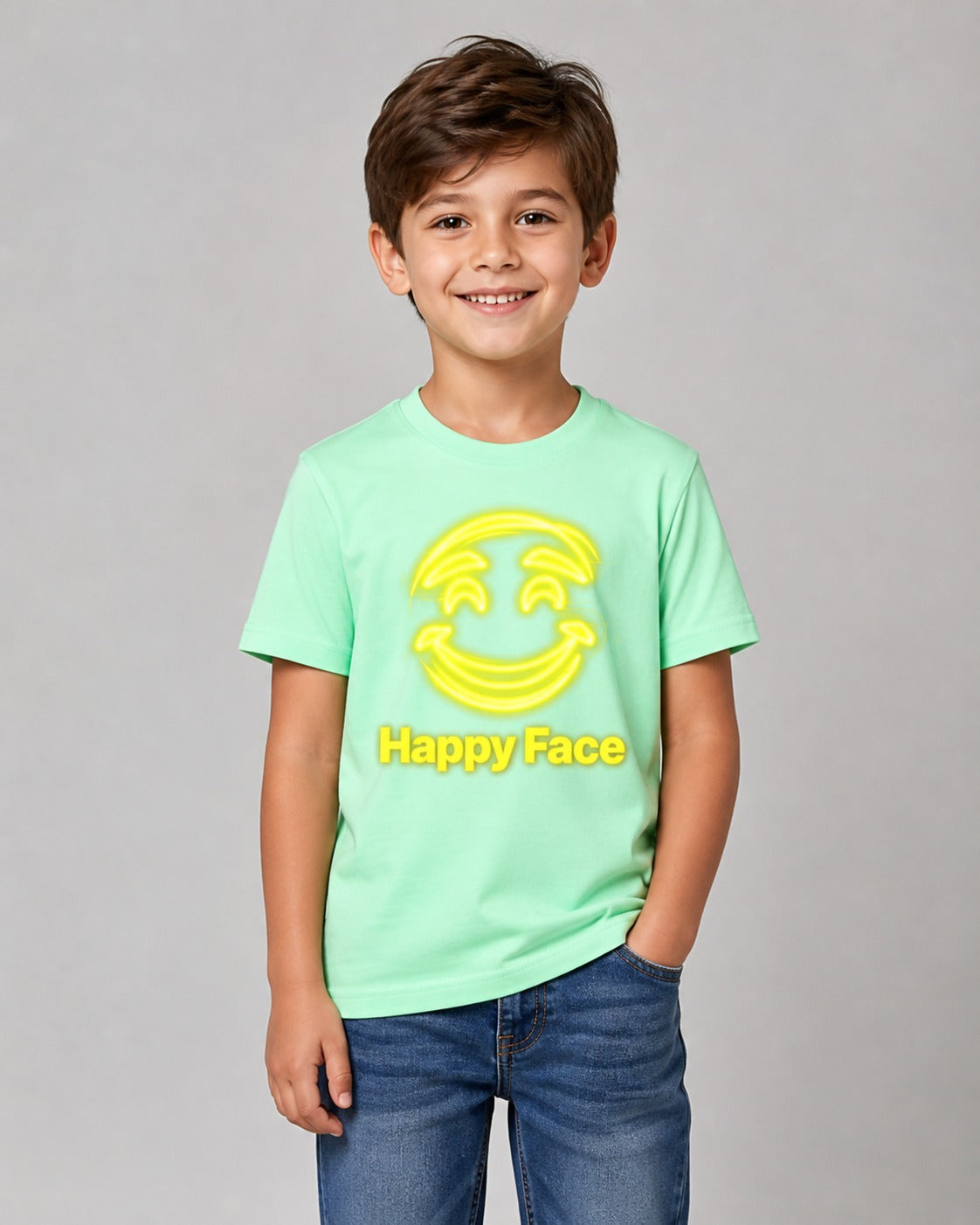 Kids Regular Fit 180 GSM 100% Cotton T-Shirt