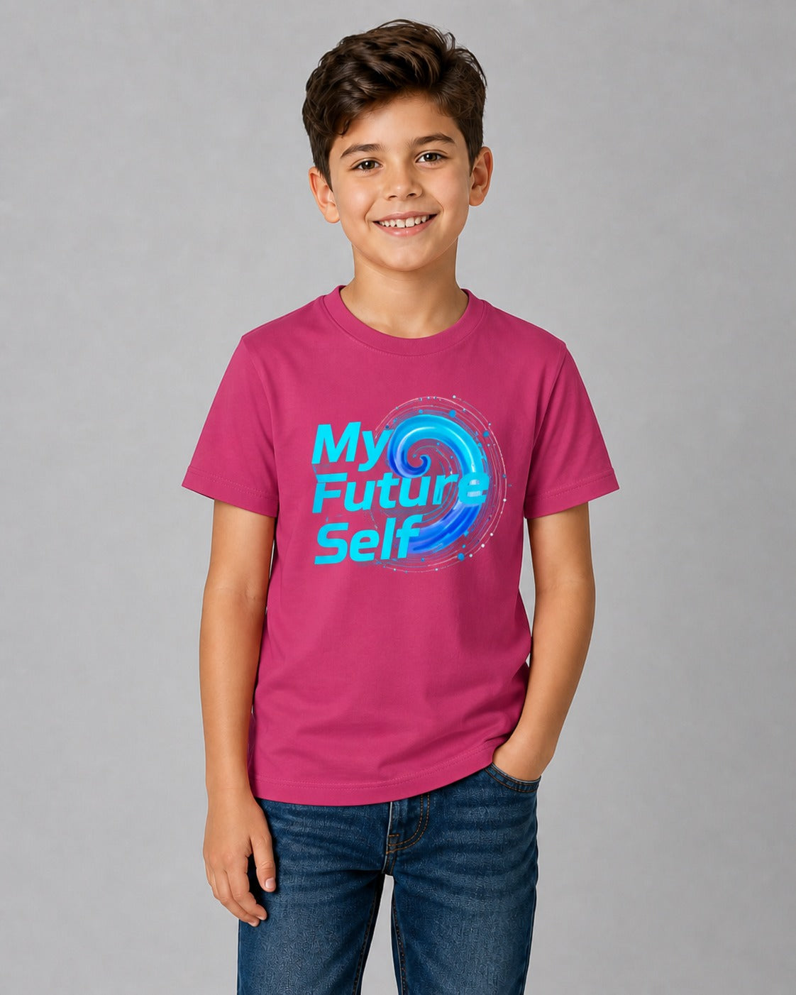 Kids Regular Fit 180 GSM 100% Cotton T-Shirt