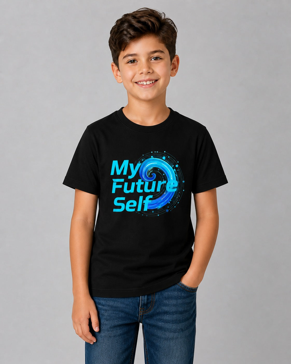 Kids Regular Fit 180 GSM 100% Cotton T-Shirt