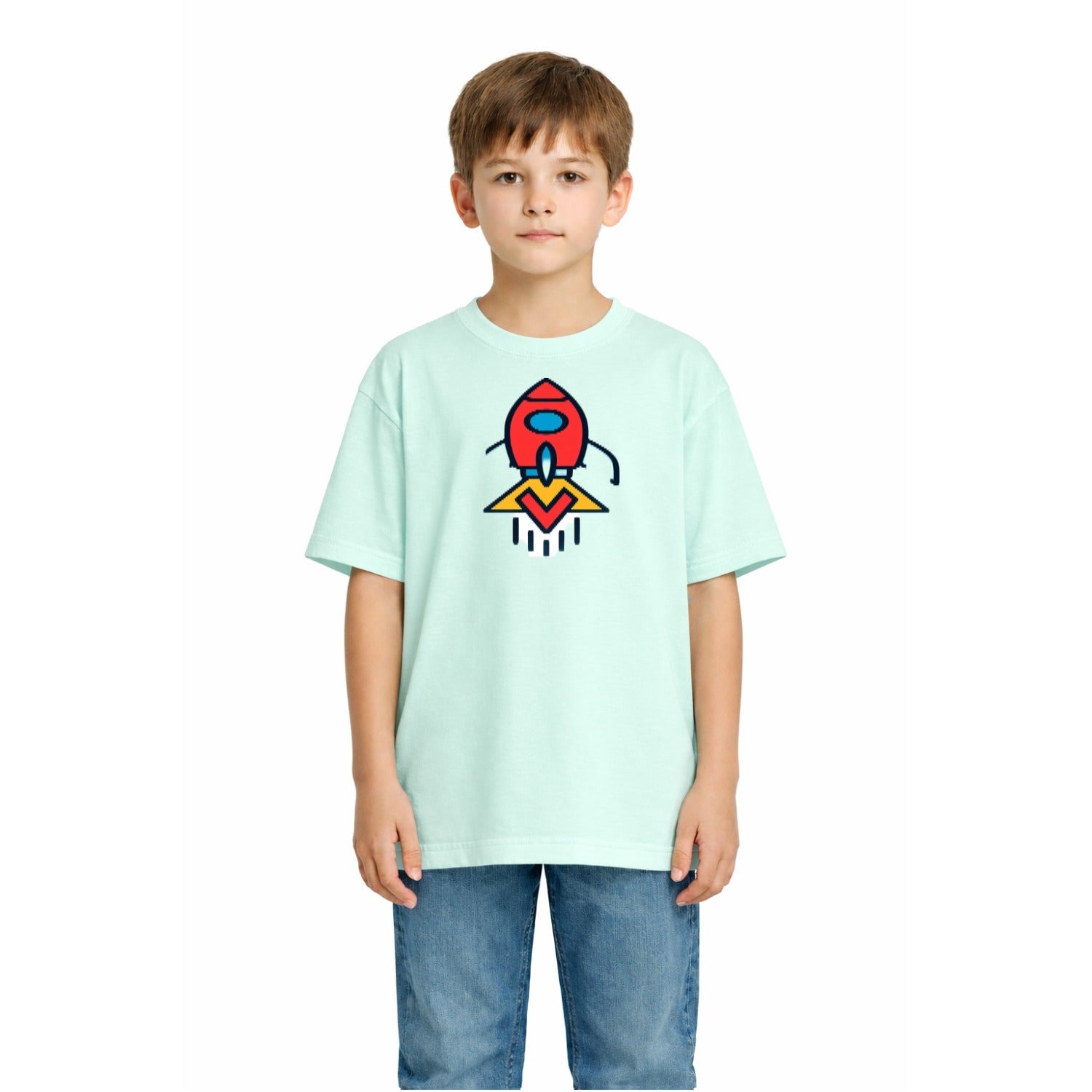 Kids Regular Fit 180 GSM 100% Cotton T-Shirt