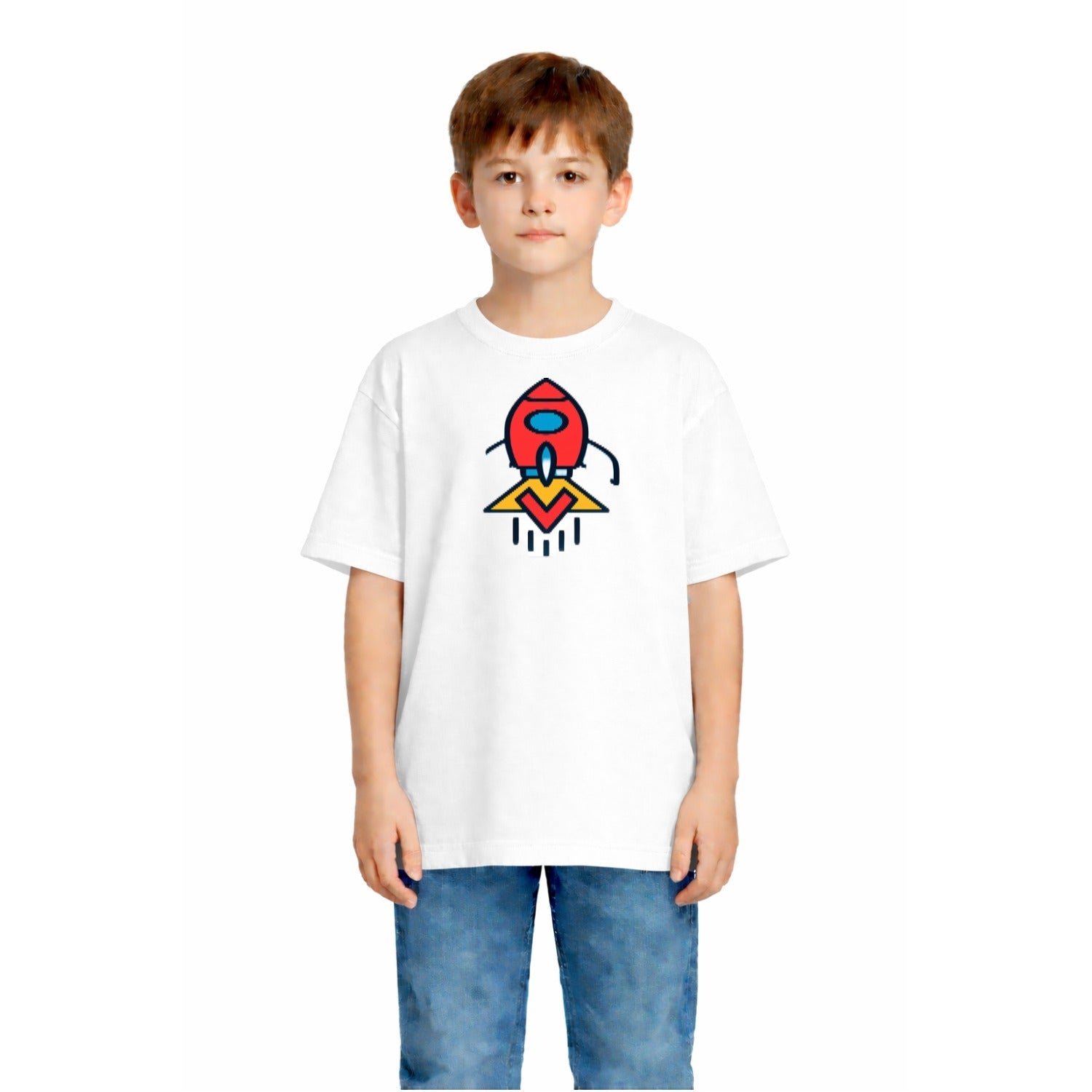 Kids Regular Fit 180 GSM 100% Cotton T-Shirt