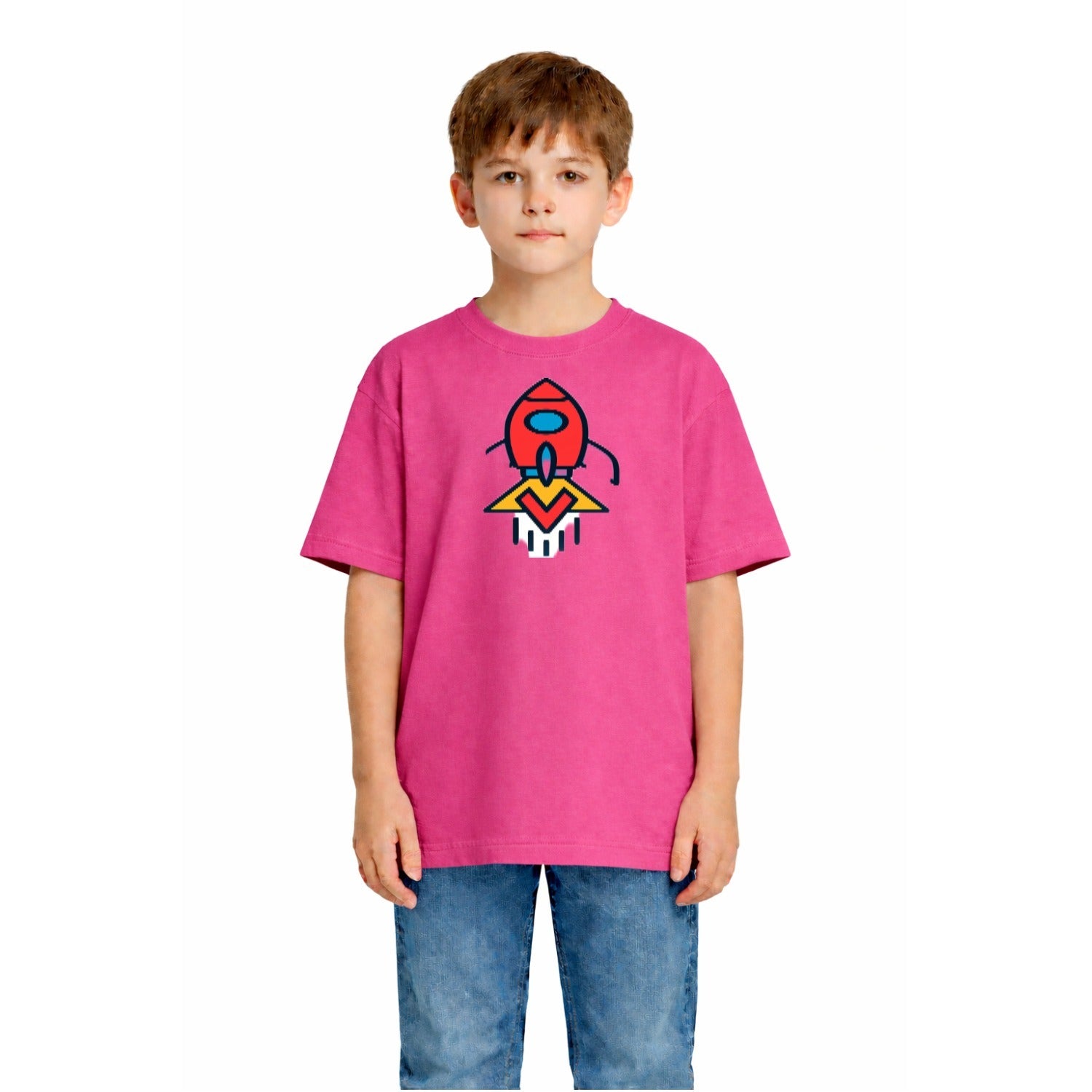 Kids Regular Fit 180 GSM 100% Cotton T-Shirt