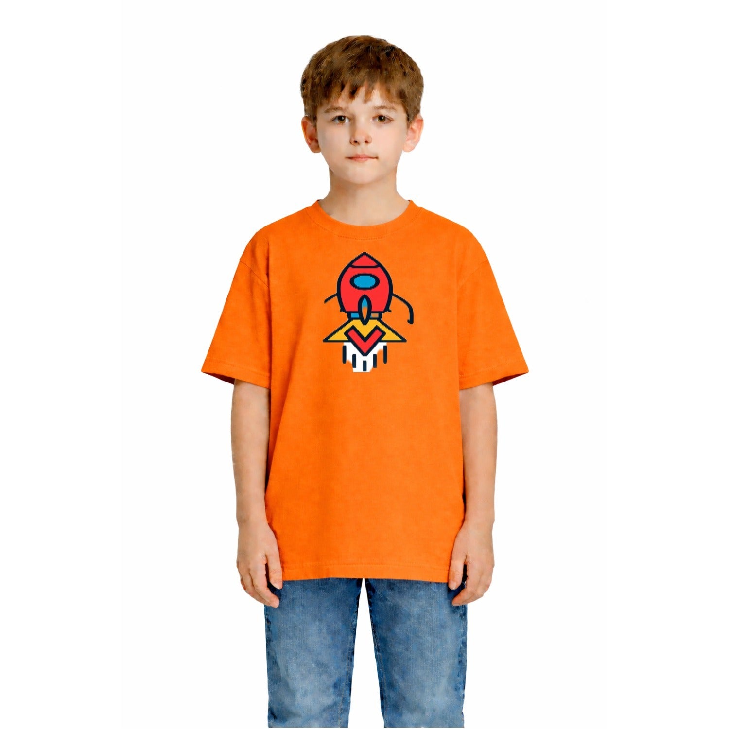Kids Regular Fit 180 GSM 100% Cotton T-Shirt